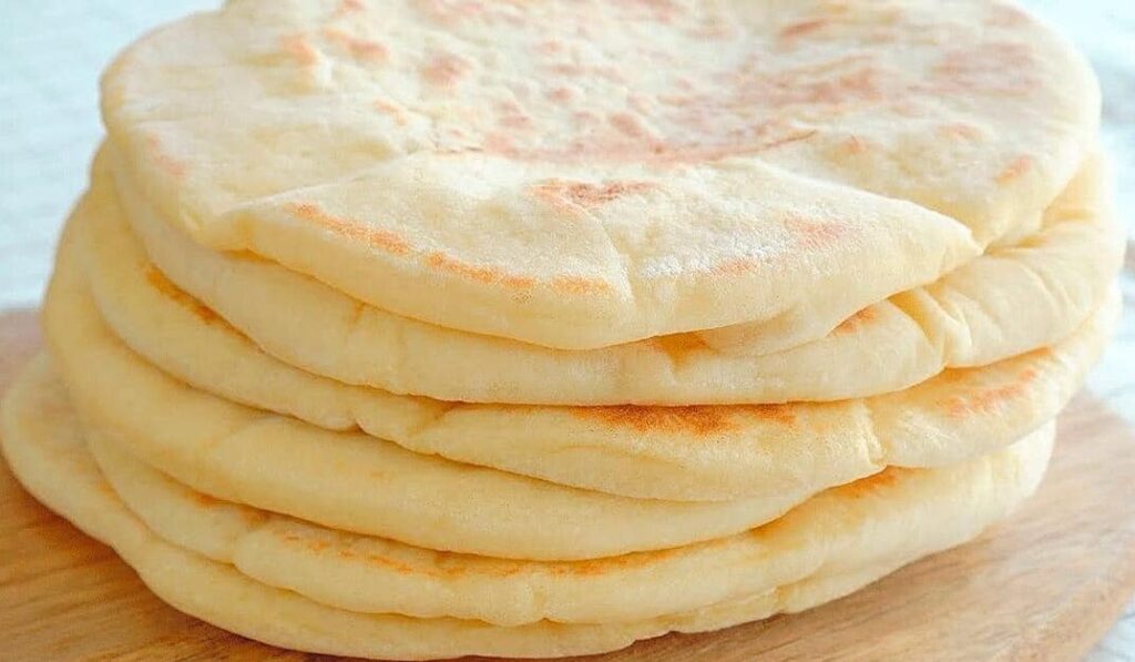 Pão Sírio de Frigideira