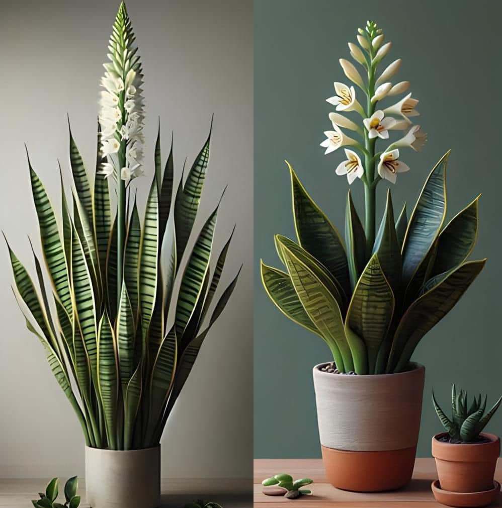 truque para fazer a planta língua-de-sogra florescer