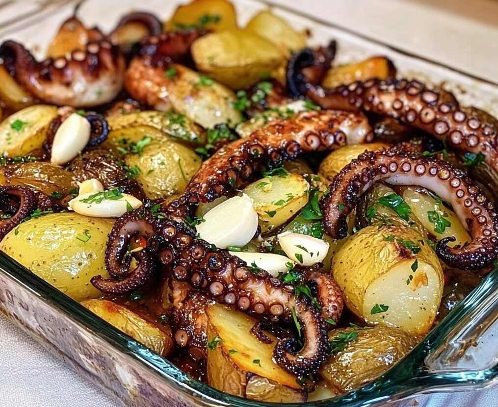 Polvo à Lagareiro no Forno