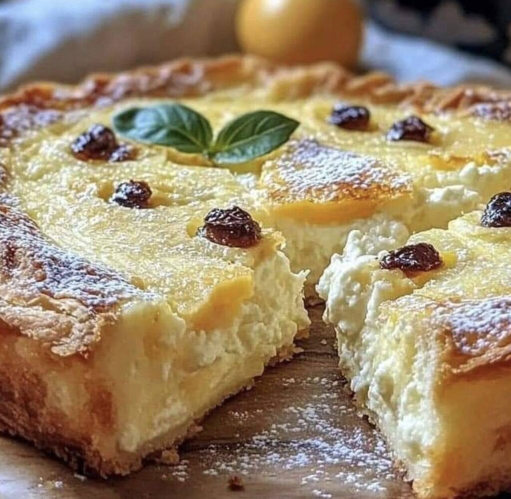 Bolo de Ricota com Passas