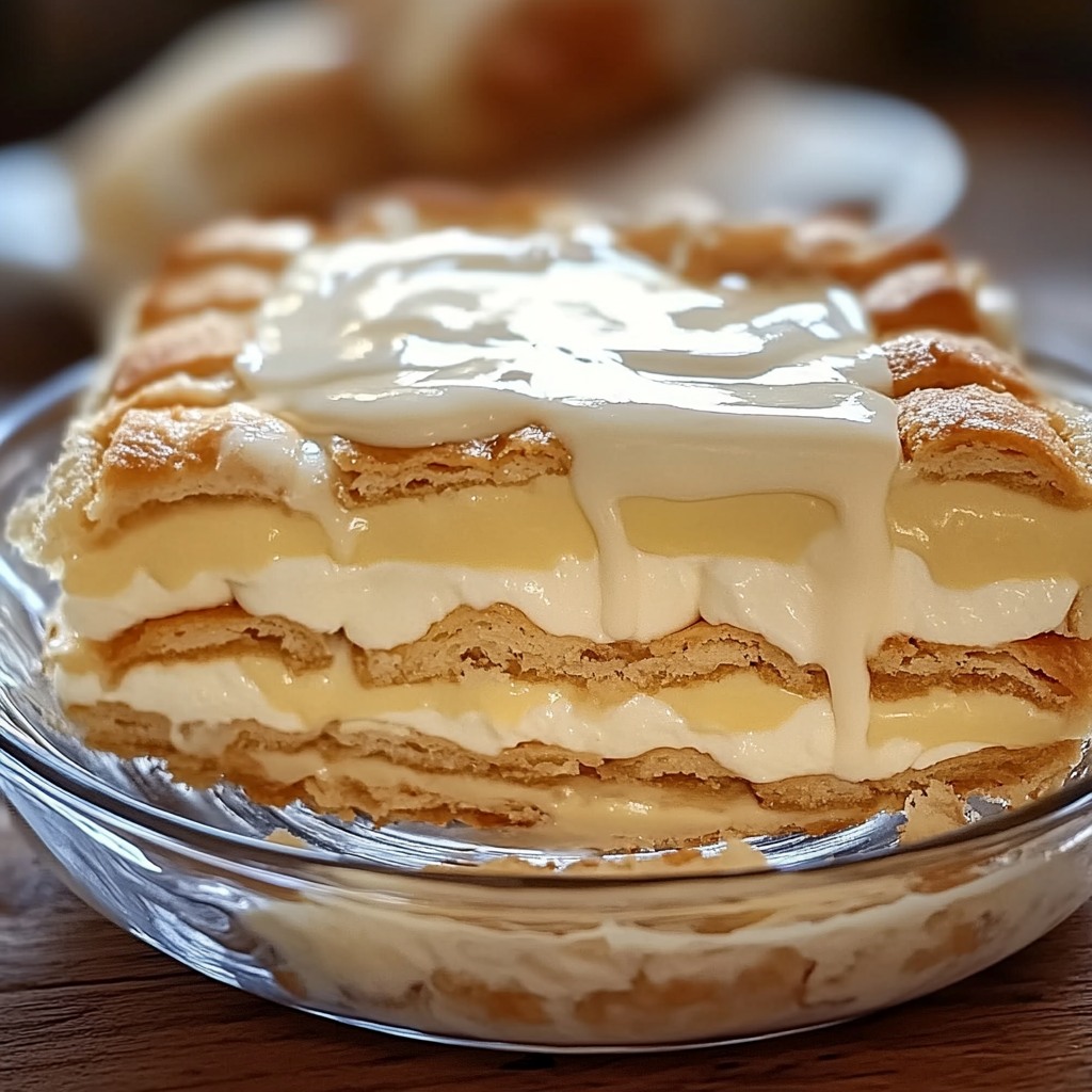 Pavê de Bolacha com Creme de Leite Condensado